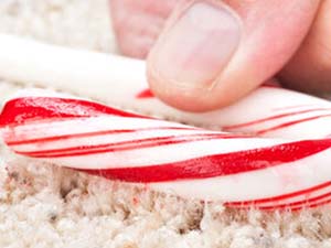 candy cane stain on carpet