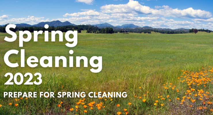 Prepare for Spring Cleaning 2023