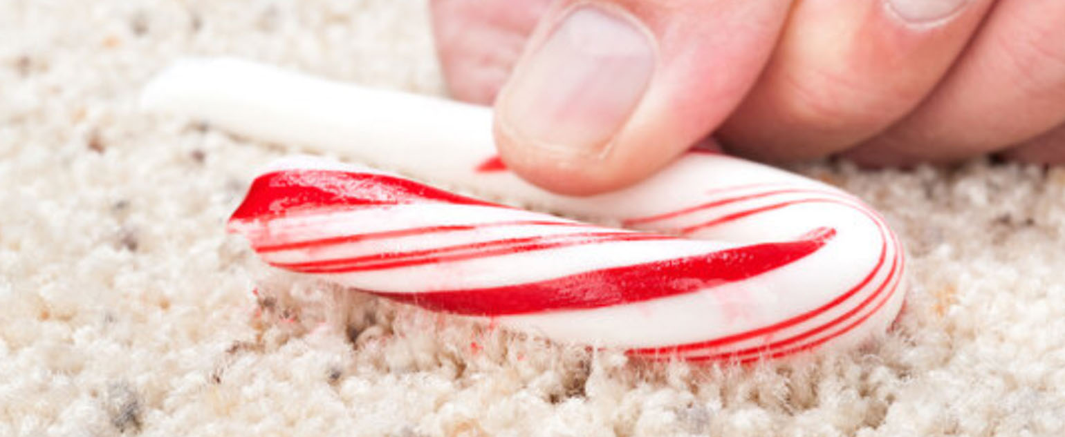 candy cane stain on carpet