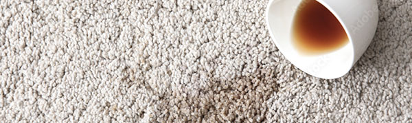 coffee spilled on carpet